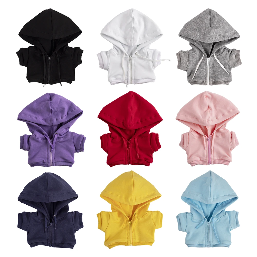 Labubu Doll Hip-Hop Style Solid Color Hoodie and Pants Set