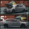 1/32 Subarus WRX STI Alloy Sports Car Model Diecast Simulation Metal Toy Race Car Model Sound and Light Collection Children Gift 1