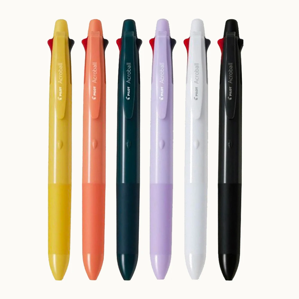 일본 파일럿 아크로 볼펜, 멀티 컬러 4 + 1 다기능 기계식 연필, 사무실 학교 문구, 0.7mm, 0.5mm, 1 개, 신제품