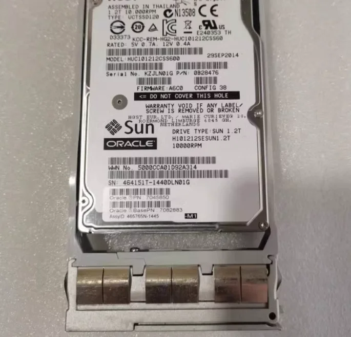 For Oracle Sun 7045850 7082883 1 2T 10K SAS X4 2 T5 8 server hard drive
