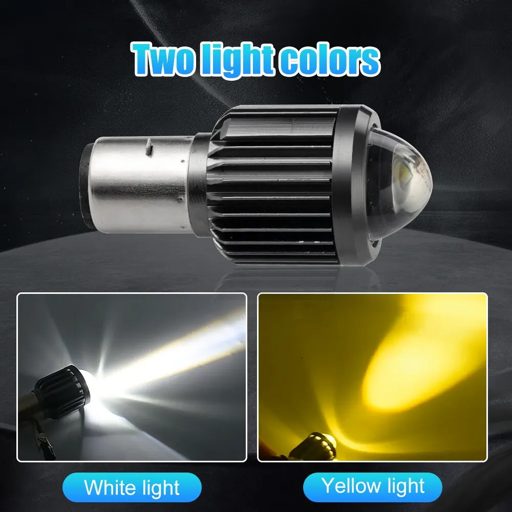 H4 BA20D Motorcycle Headlights 12V CSP Led Lights High/Low Beam Fog Lamp