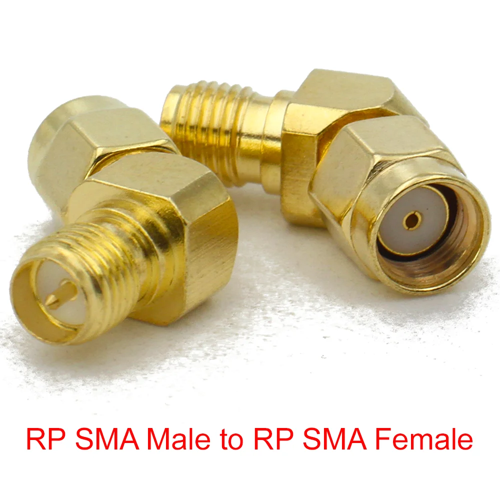 SMA-Stecker auf SMA-Buchse, 45 135 Grad abgeschrägter Adapter, RP SMA-Winkel-HF-Stecker, vergoldet, für WiFi-Antenne, FPV-Drohne – Detail 8