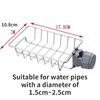 Stainless Steel Sponge Sink Organizer Rack Kitchen Accessories Drain Rack Storage Faucet Soap Holder Shelf Organizers 3