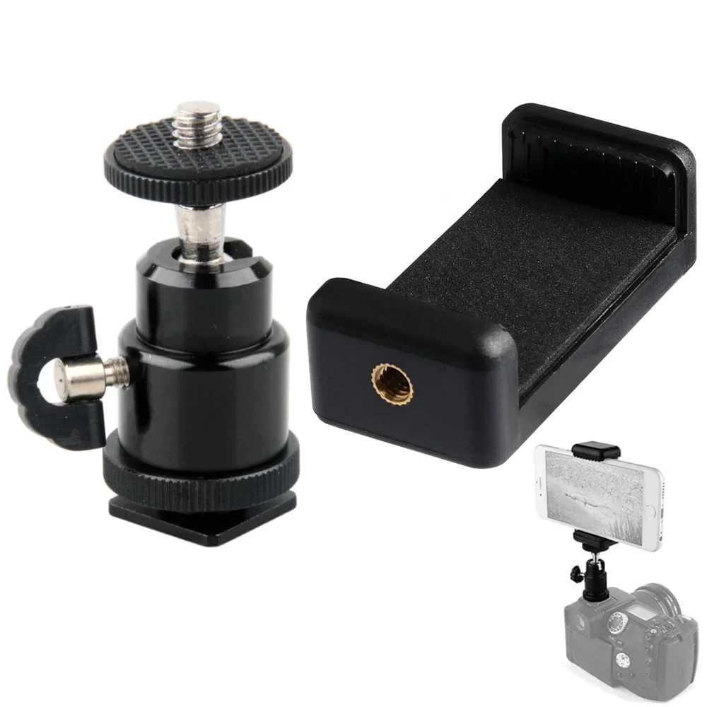 Phone Tripod Mini Tripod Selfie Stick Camera Tripod Flexible Phone Tripod Metal Mini Tripod Stand Camera Mount Phone Tripod Mount Photography Tripod Camera Tripod Mount Stand For SLR Camera Hot Shoe Phone Clip Universal Moblie Phone Holder Bracket With Mount 1/4 Screw Tripod Monopod