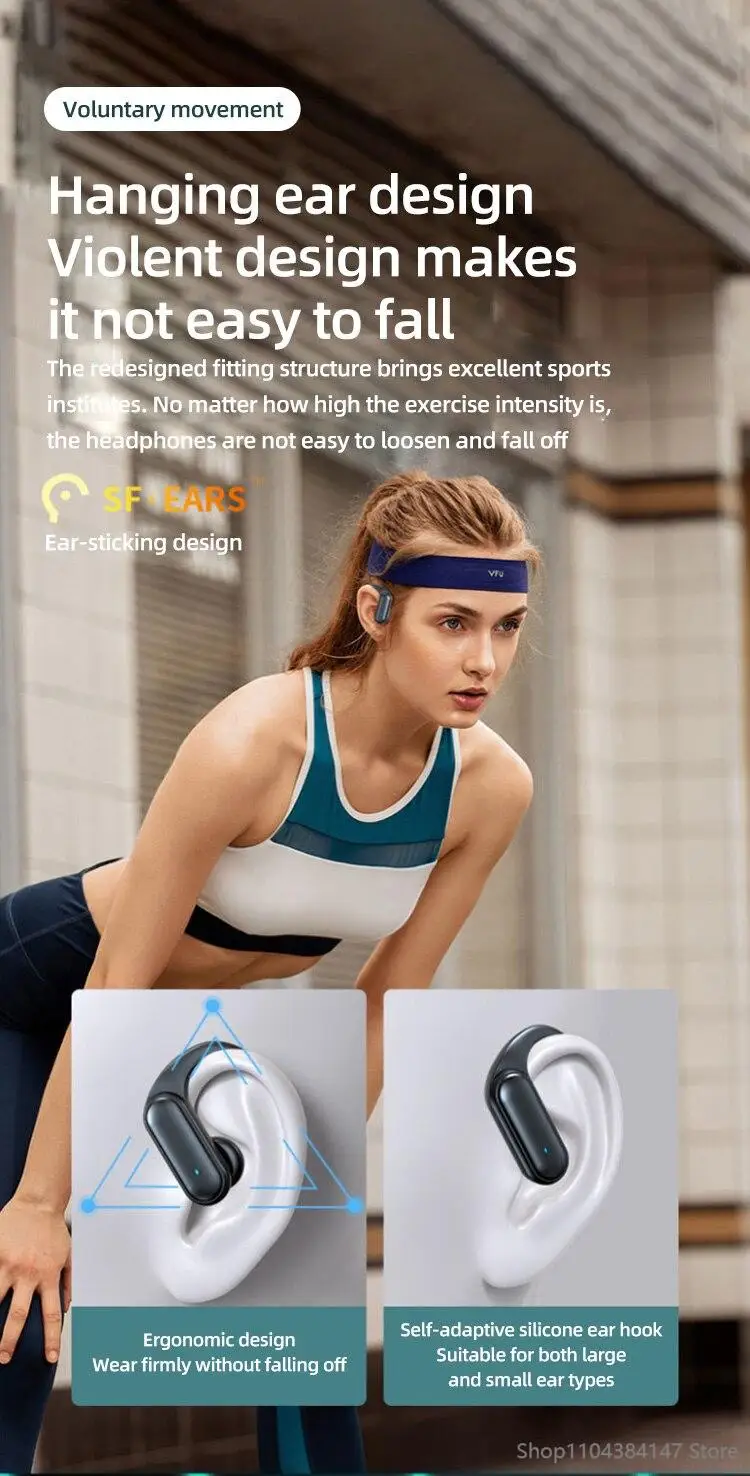Écouteurs bluetooth 5.3 sans fil avec réduction de bruit et micro_voghion.com