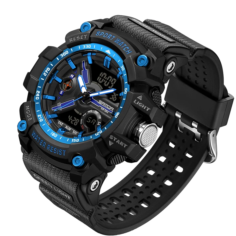 Rugged Waterproof Sport Wristwatch