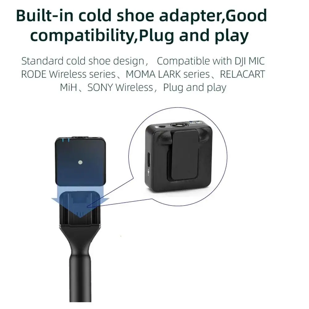 Wireless Microphone Handheld Stick Adapter for DJI Mic 2