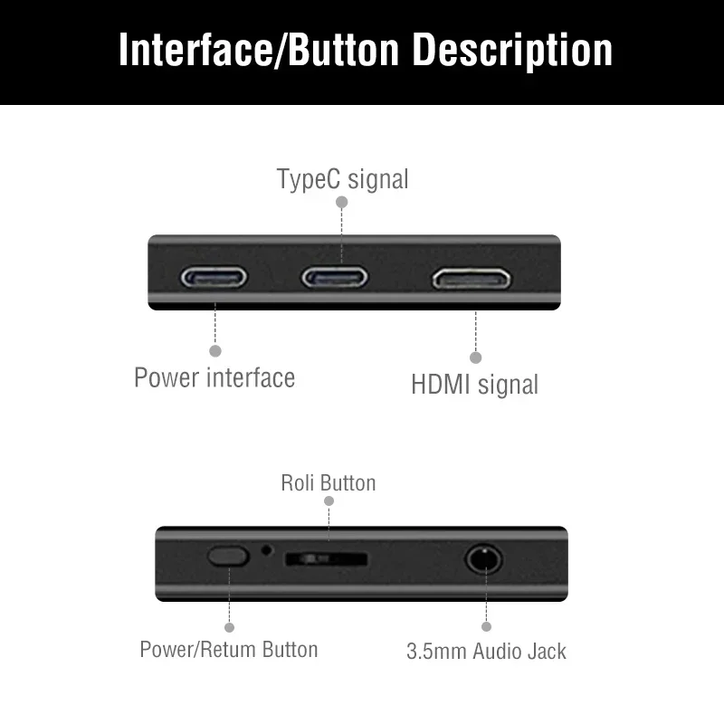 16인치 휴대용 터치 모니터 144Hz/120Hz ? 비터치형 옵션(선택사항) Xbox PS4/5 스위치 휴대폰 PC 노트북 확장용