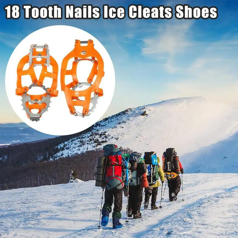 Snow Spikes For Shoes Ice Cleats For Shoes And Boots Ice Fishing  Accessories For Walking Climbing Mountaineering Snow Shoveling - AliExpress