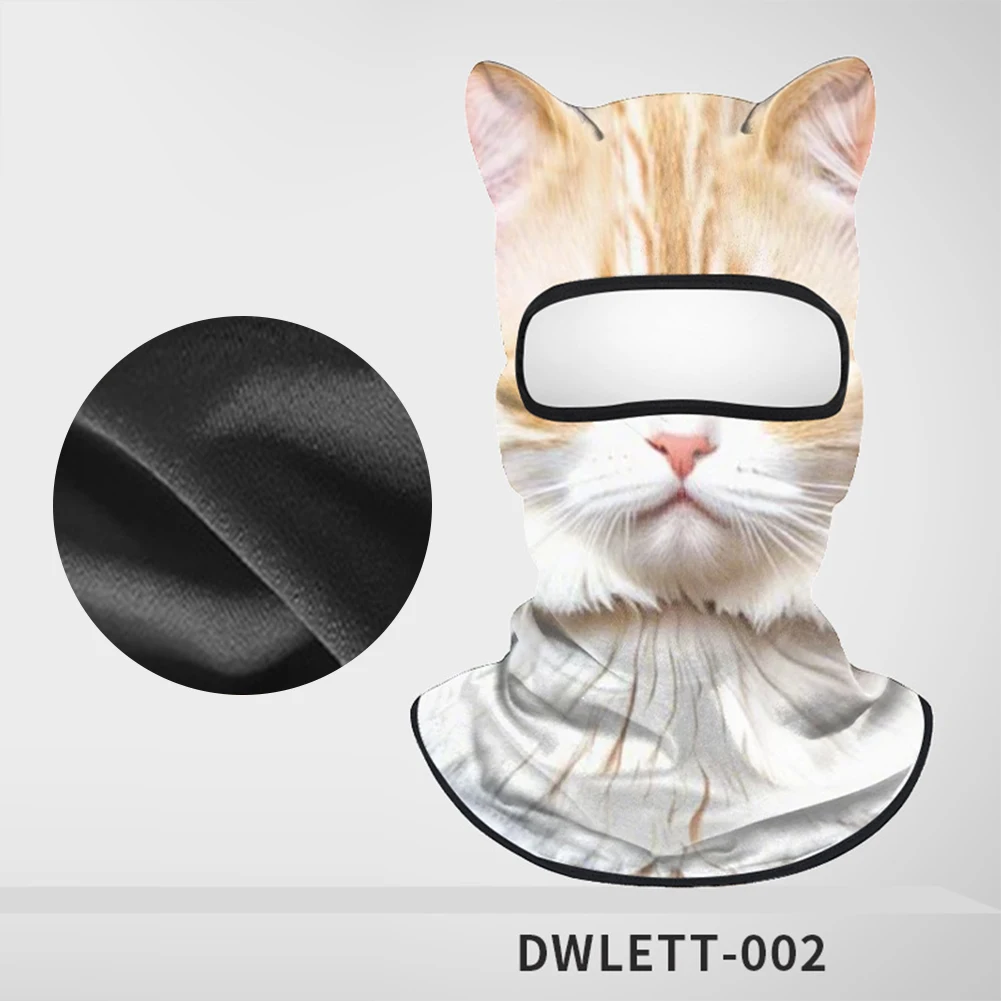 3D 동물 발라클라바 귀여운 동물 프린트 발라클라바 통기성 오토바이 헤드 커버 빠른 건조 스키 스노우보드 마스크 사이클링 헤드기어