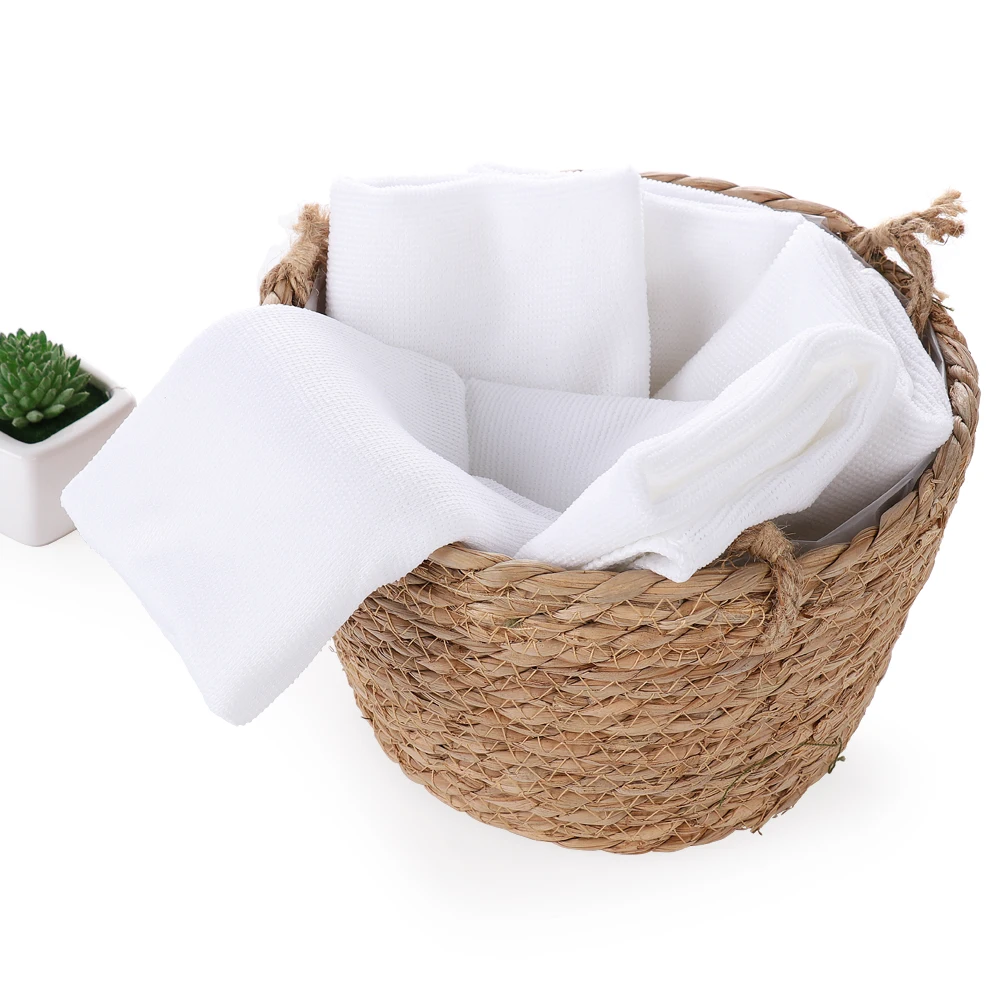 1 Piece 30*60 CM White Soft Microfiber Fabric Face Towel Hotel Bath Towel Wash Cloths Hand Towels Portable Terry Towel 3