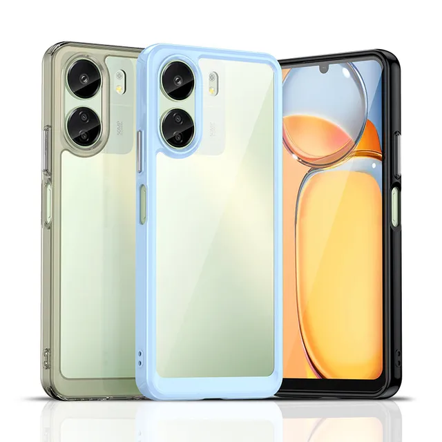 For Xiaomi POCO C65 Case Luxury Silicone Clear Bumper Shell For POCO C65  Case TPU Shockproof Case For Xiaomi POCO C65 Cover - AliExpress