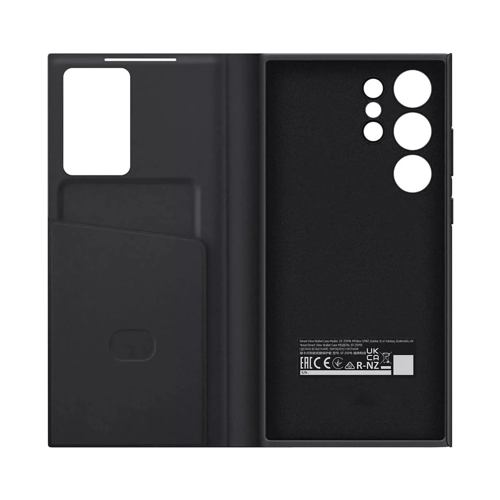 Original Smart View Wallet Smartphone Case For Samsung Galaxy S23 Ultra Smart Clear View Flip Cover EF-ZS918 2