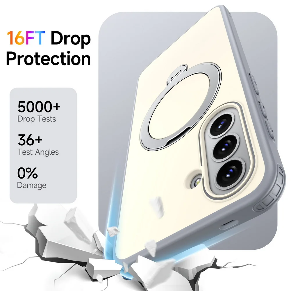 360° Rotatable N52 Strong Magnetic Bracket Phone Case Cover