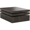 Modernesque Rotating Coffee Table, Black, 23.62 in x 31.5 in x 13 in  coffe tables 4