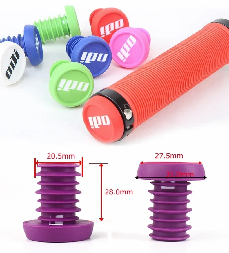 Goldix Berg Fahrrad Teile Grip Anti-Slip Fest Lenker Caps Manopole Mtb Fahrrad Bar Ends Spine Fuir Bmx Dh Fr Balance Bike 2 Pezzi