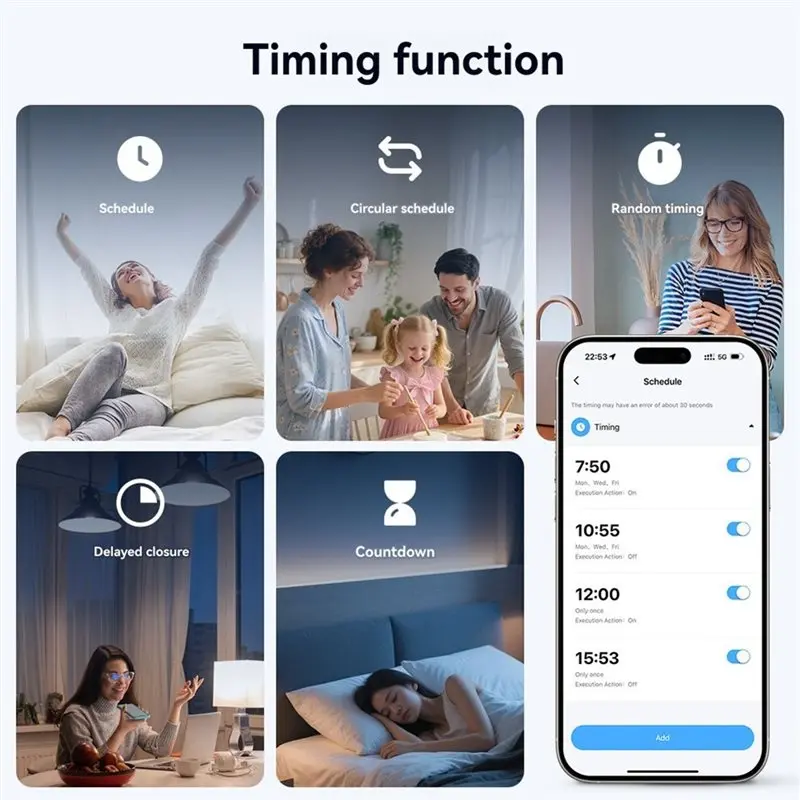 최고 등급 스마트 홈 DIY 차단기 릴레이, Wifi 6 스마트 스위치 DC/AC 중성선/활선 접점 릴레이 기능 제어, 건식 접점