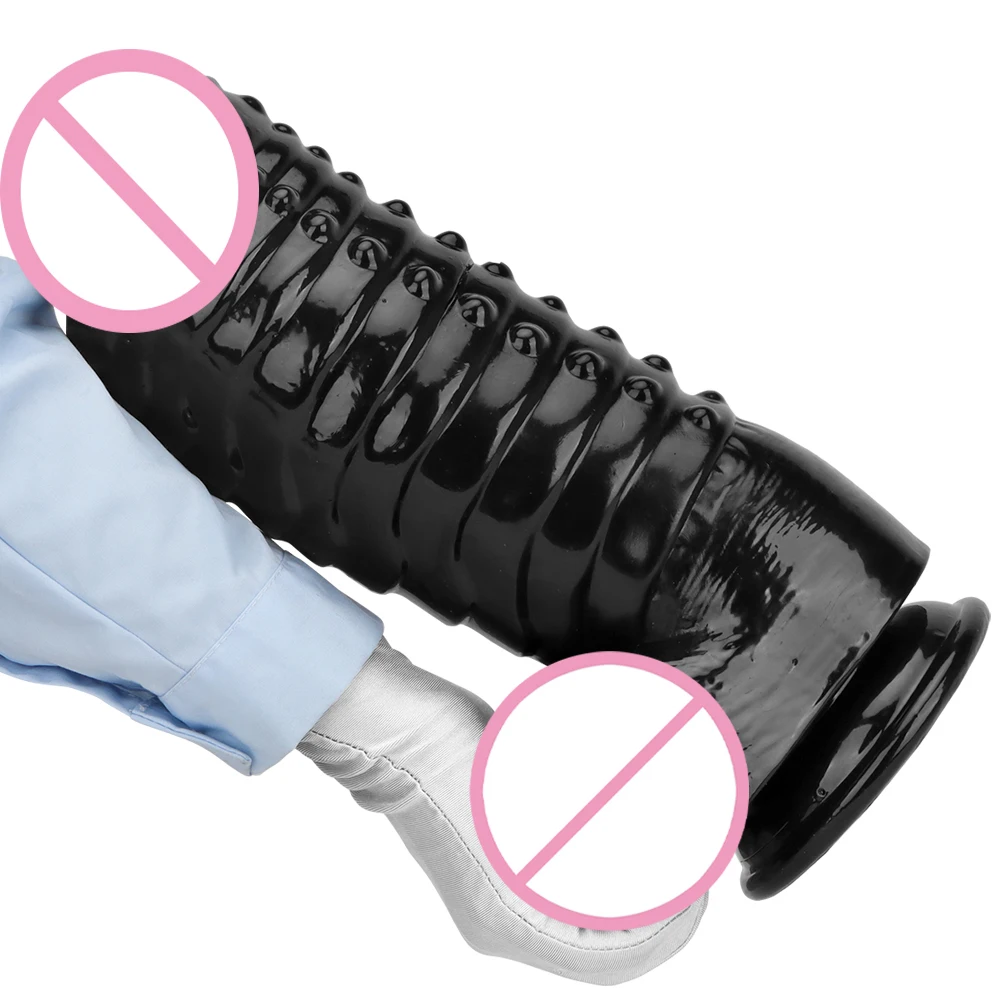 Gros plug anal en silicone pour massage de la prostate et anus_voghion.com