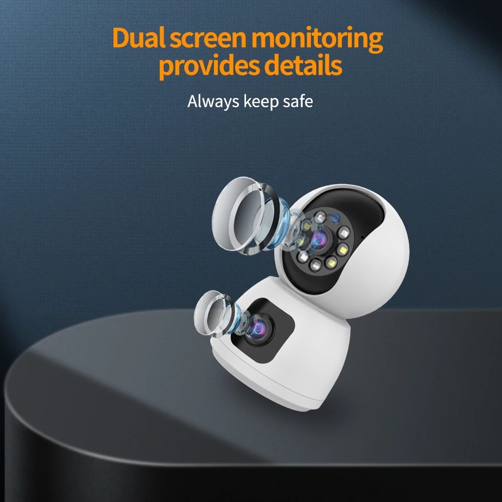 SANSCO    PTZ ī޶,  ũ ̺ , AI ΰ ڵ , ǳ 4MP Ȩ  IP ī޶, 4K 8MP