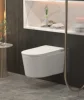 Wall Mounted Smart Toilet Automatic Lid Foot Sensor Flush Water Pressure Boost Hands-Free Intelligent Toilet 220V 4