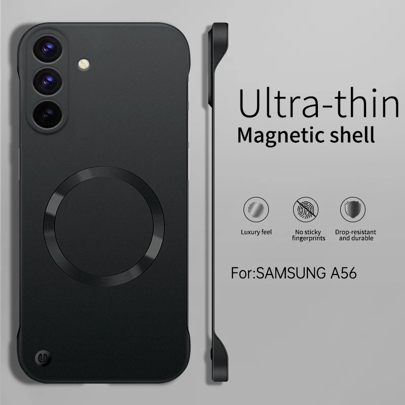 Thin Luxury Frameless Micro-Frosted Magnetic Phone Case - Original Tough Back Cover