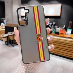 Spanish Flag National Design Soft Shell Phone Case - Galaxy S20 FE (Mix01)