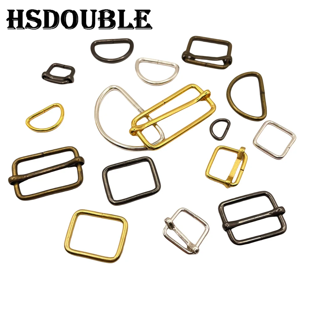 Metal D Ring Buckle 10 Pcs/Pack Wire Formed Metal D-Ring Rectangle Loops Tri-Glide Slider Adjuster Non-Welded Belt Strap Buckle metal d ring buckle,d ring buckle,metal ring buckle,metal webbing slider,metal strap slider,metal buckle,adjuster buckle