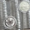 100pcs Transparent Round Boxes Coins Collection Large Capacity Plastic Capsules Cases 41mm*100 Capsules 1oz Coins Box Home 4