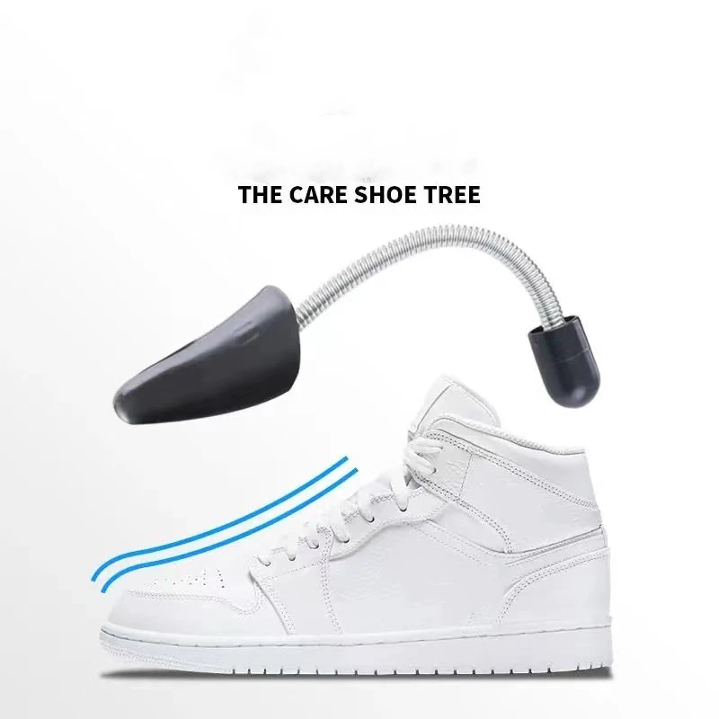 Household 1 Pairs Practical Plastic Shoe Trees Adjustable Length Shoe