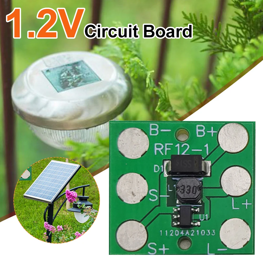 Solar Light Circuit Module 1.2V Solar Lawn Light Lantern Controller Board Ni-MH Battery Road Lamp Circuit Module For Home Solar Landscape Light