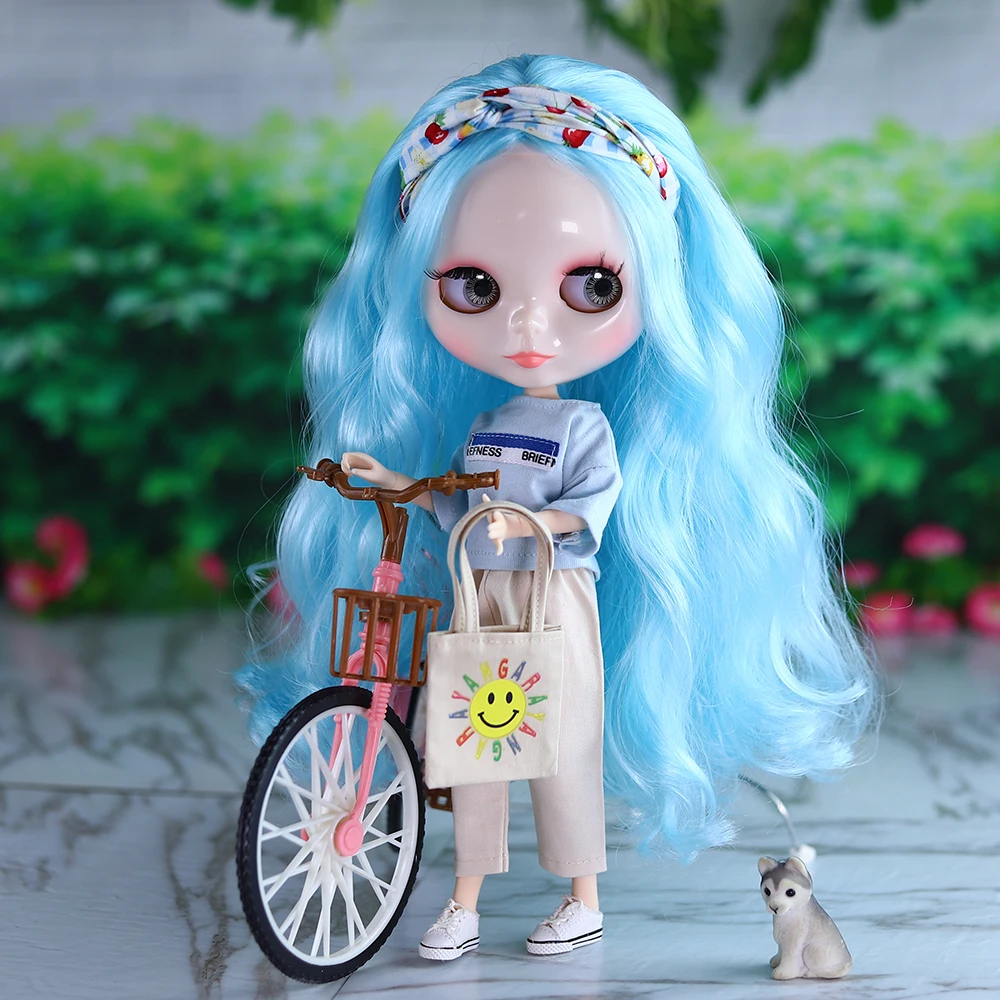 

ICY DBS Blyth doll bjd joint body white skin new hair colour pretty dress costume 1/6 30cm girl gift anime SD