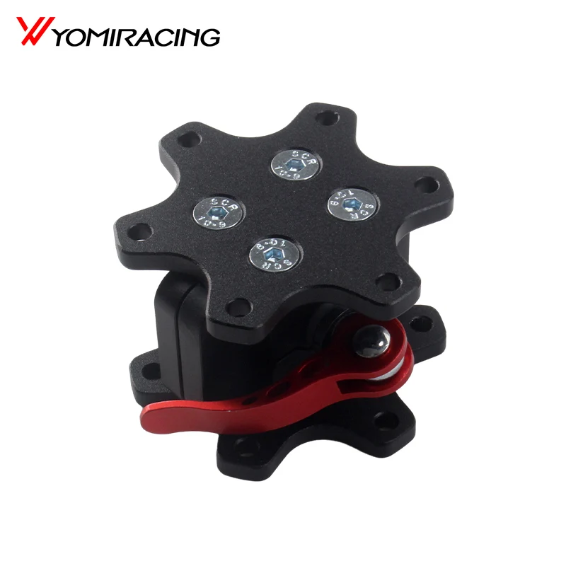 Für Q1R 70mm Schnellverschluss-Lenkrad aus Aluminiumlegierung für SIMAGIC Thrustmaster Logitech Rennspiele – Detail 9