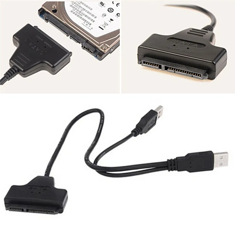 JTZTF 고품질 디지털 USB 2.0 SATA 변환기 어댑터 케이블 2.5 SATA HDD 하드 드라이브 디스크