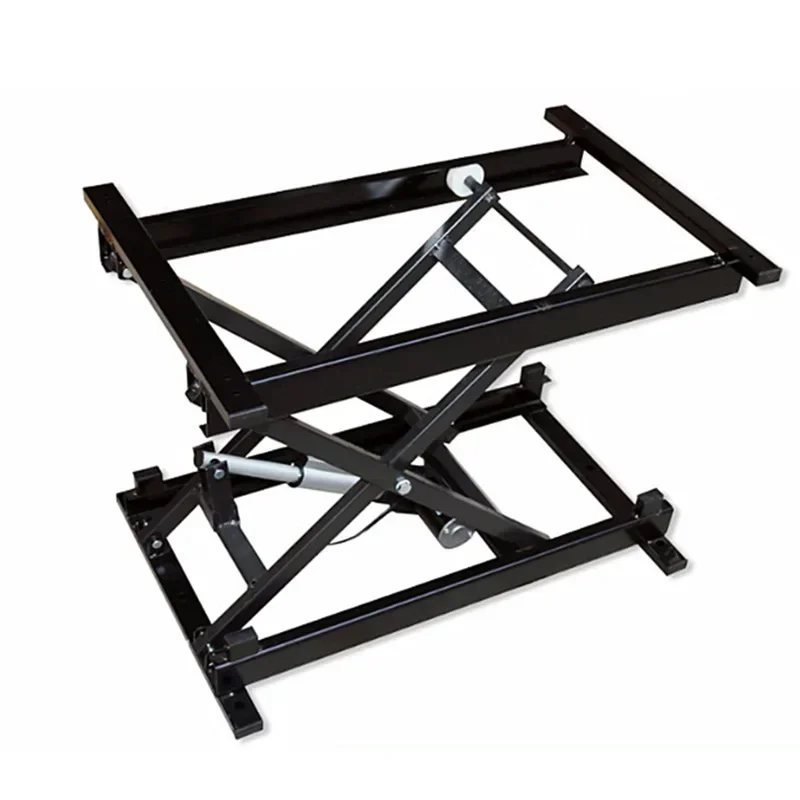 Table Lifting 80kg Electric Wired Remote Control Coffee Table Dining 24V Lifting Hardware Folding Iron Frame