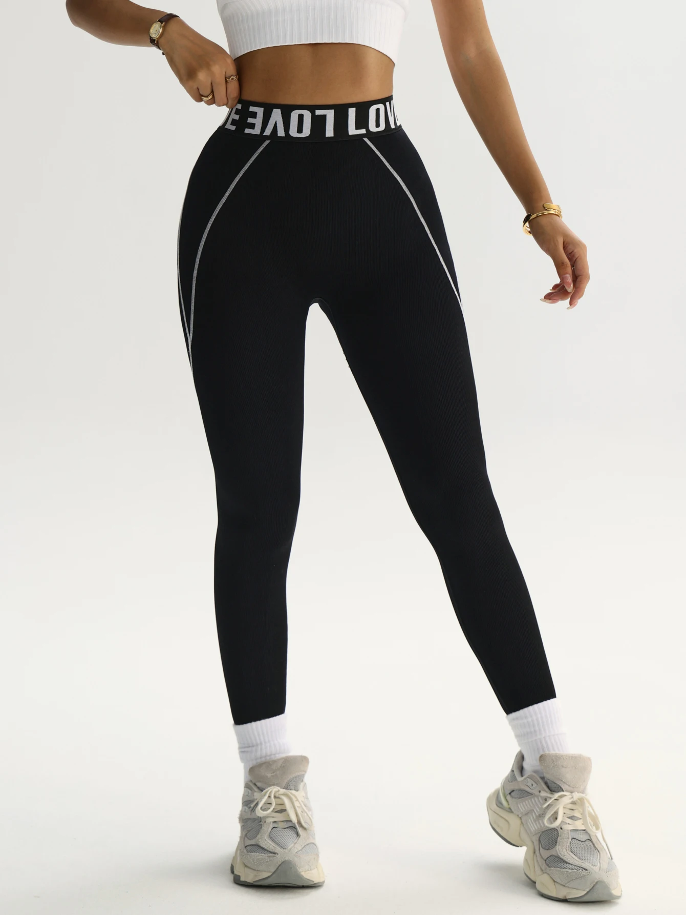 Women Fitness Leggings High Waist Seamless Leggings Sportswear Breathable Feamle Workout Legging 3
