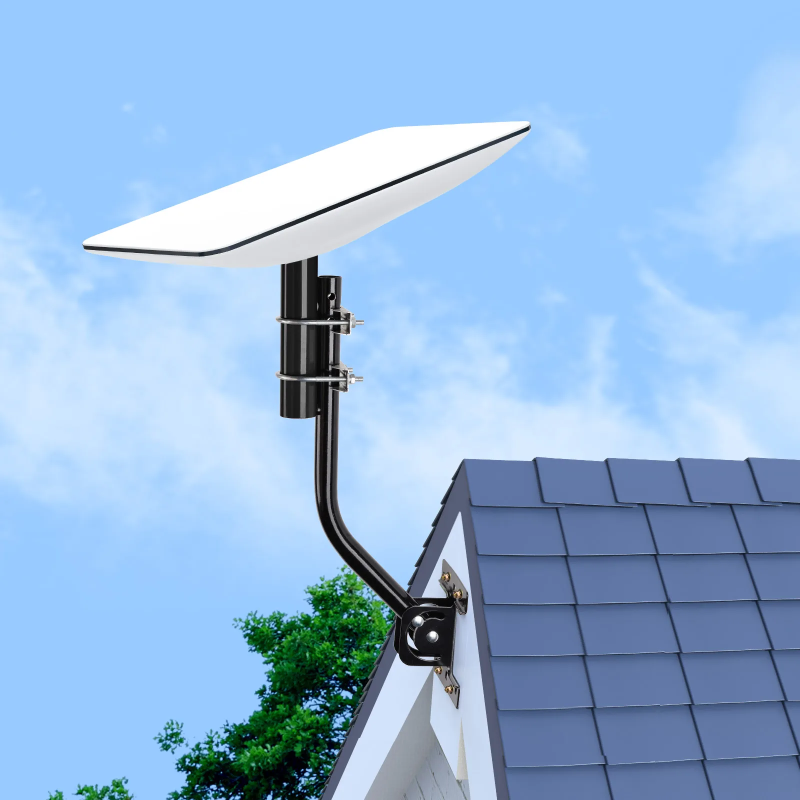 Stainless Steel Outdoor Antenna Mount Bracket for WiFi TV