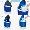 Portable Washing Machine 5.7 Lbs Washing Capacity Semi-Automatic Compact Washer Spinner Small Cloth Washer Laundry 5