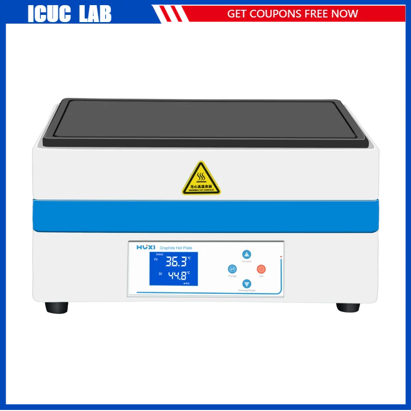 250c 400x300mm Working Plate Size Lab Graphite Heating Plate 2400w Hx