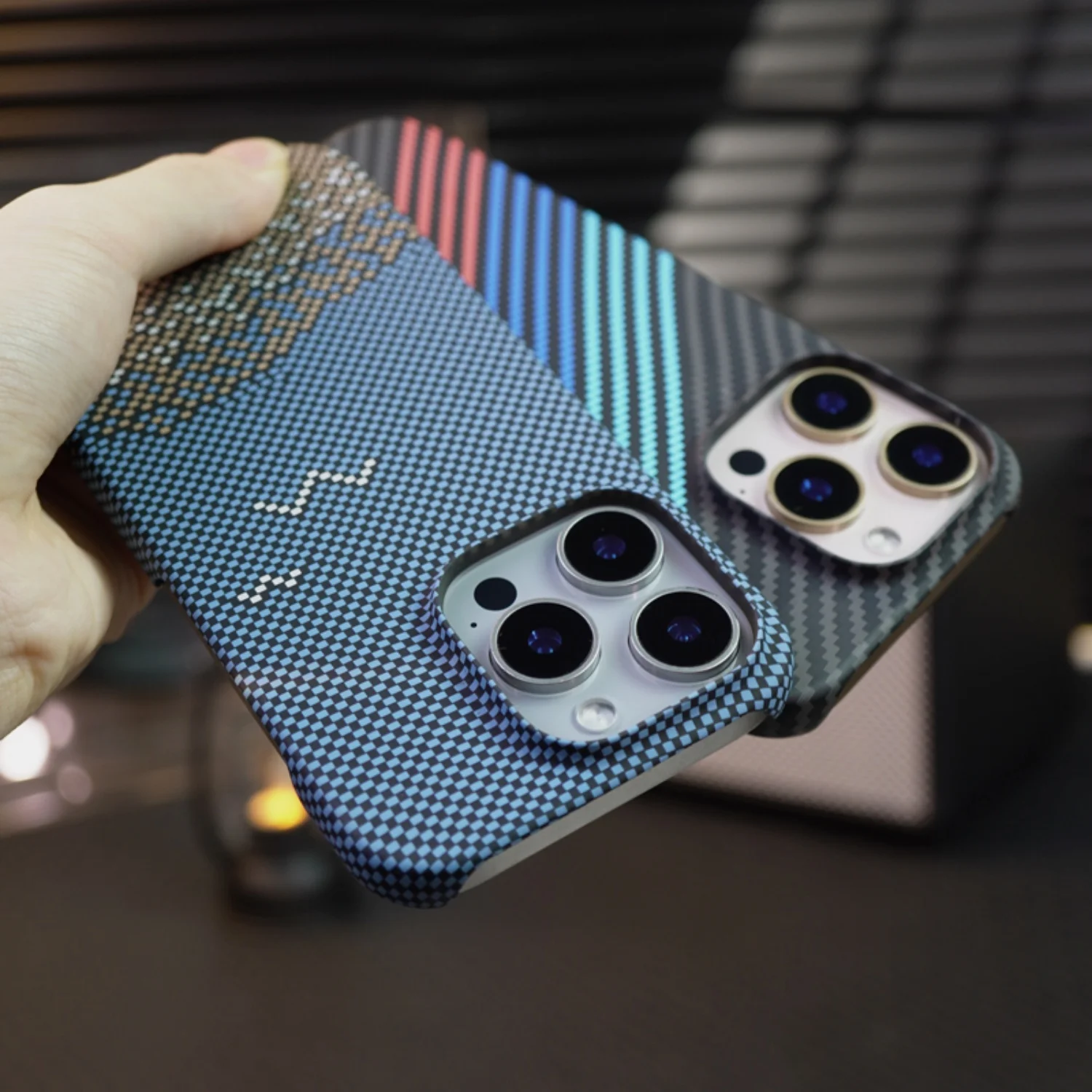 Luxury Carbon Fiber Matte Slim Frameless Cooling Case