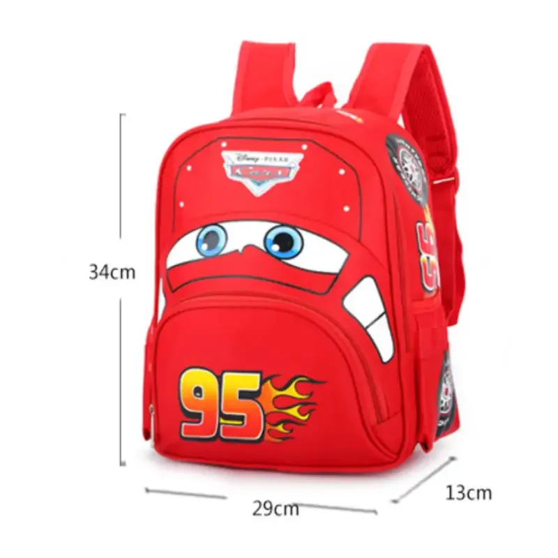 Children's car action characters kindergarten backpacks Lightning McQueen anime shoulder bags children's toys holiday gifts