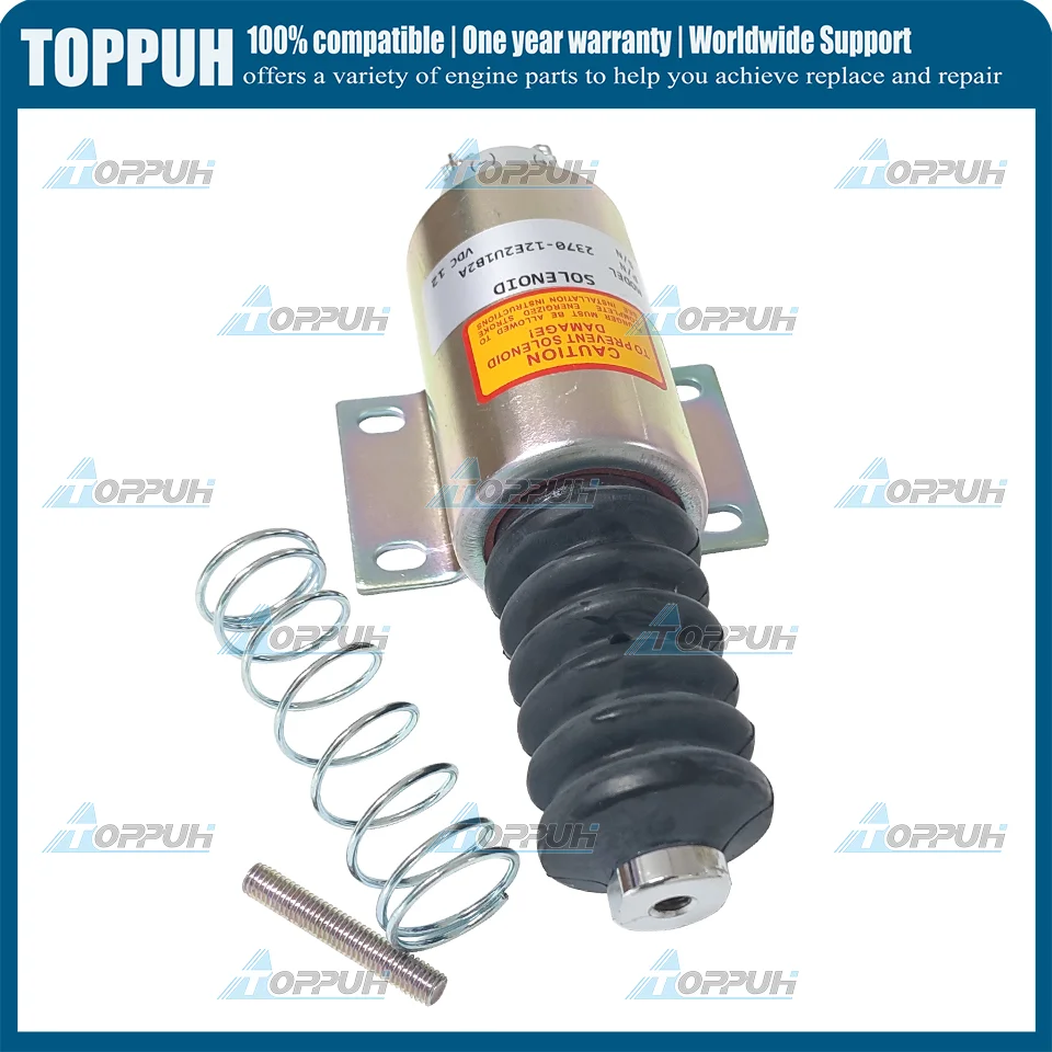 

2370-12E2U1B2A Shutoff Stop 12V Solenoid Valve For Woodward Diesel Engine 2300-1503