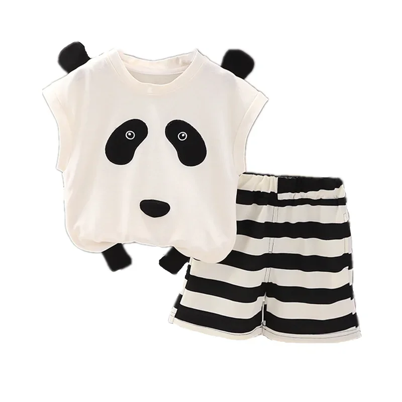 

New Summer Baby Boys Clothes Suit Toddler Girls Clothing Children Vest Shorts 2Pcs/Sets Infant Casual Costume Kids Sportswear