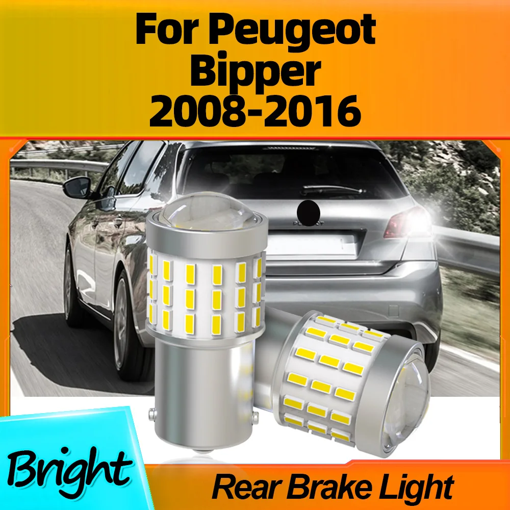 

2Pcs P21W 1156 BA15S Car LED Brake Lights Auto Lamp Bulb 12V For Peugeot Bipper 2008 2009 2010 2011 2012 2013 2014 2015 2016