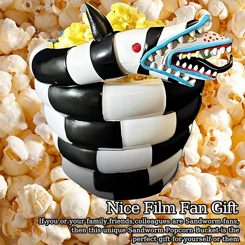 Funny Popcorn Bucket Exclusive Sandworm Bucket A Must Have Rare Collectible Horror Theme Popcorn Bowls Buckets