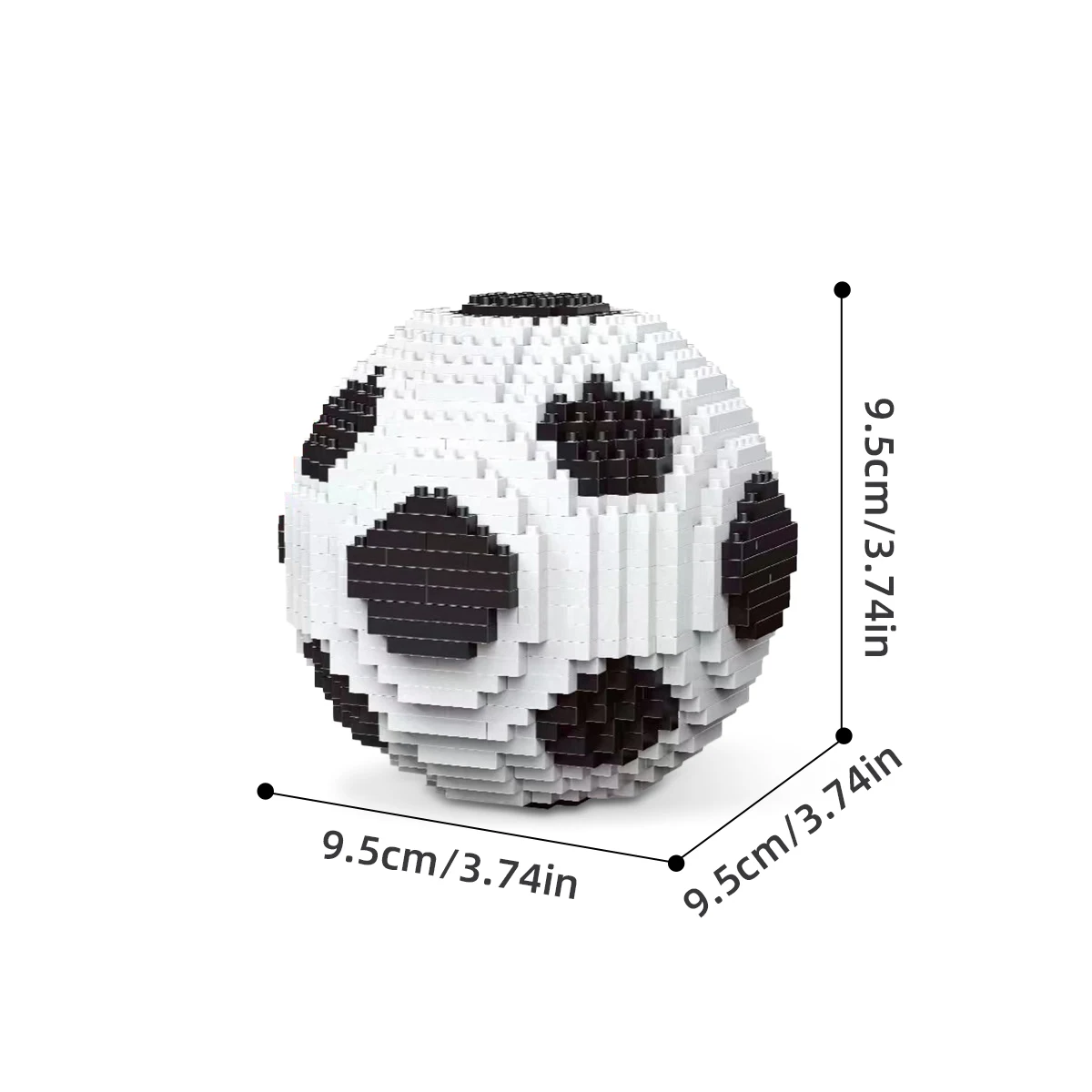 Sport Football DIY Mini Building Blocks Soccer Basketball Set Creative Assembled Toys Gift for Boys Sports Fans Room Decor