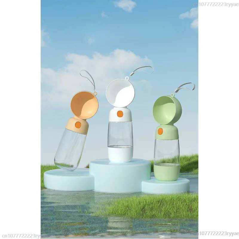 

Pet Dog Water Cup Portable Accompanying Cup Water Bottle Walking Dog Bottle Water Feeder Pet Accessories 자동 급식기 Feeder