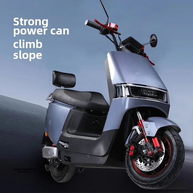 New Electric Vehicle 72V96V Electric Motorcycle Adult Scooter High-power Long-distance Running High-speed Motorcycle