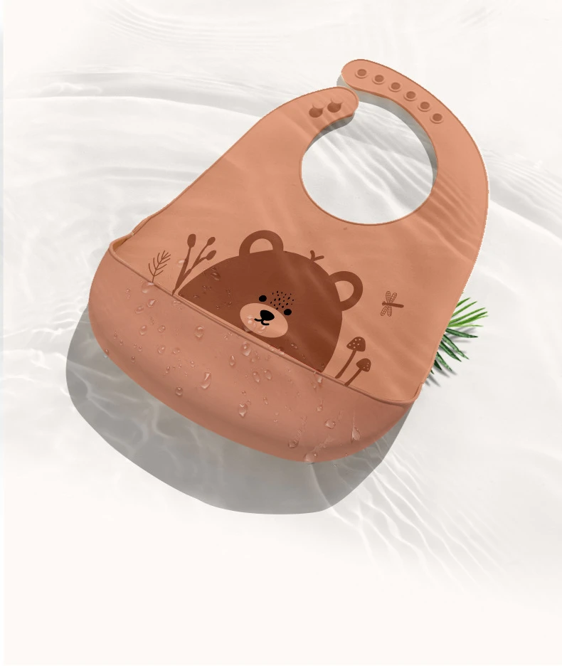 Title 5, Bavoir imperméable pour enfants avec poche à sa...