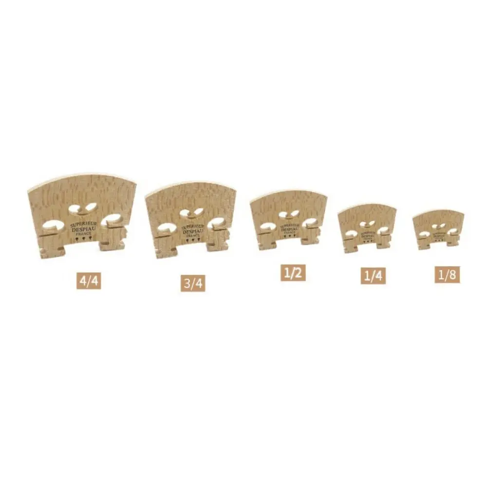 메이플 우드 바이올린 브릿지 스테디 브릿지 교체용 피들 메이플 우드 브릿지 4/4-3/4-1/2-1/4-1/8 사이즈 전문가용