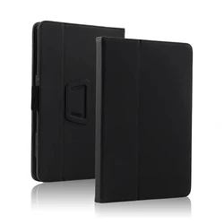 Premium Folio PU Leather Stand - Magnetic Handheld Cover for Tab 10L LTE Gen3 (Black)